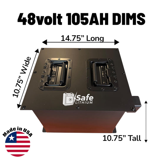 48V 105AH (Safe) Lithium Battery