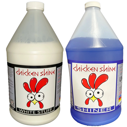 Chicken Shine Shiner and White Stuff ComboGallon Dual Shine Kit | Shiner & "White Stuff" Maximum Protection Combo